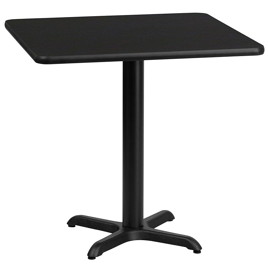 Amazon.com - Flash Furniture 30'' Square Black Laminate